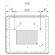 Зеркало Aquaton Соул 800x700 мм 1A252702SU010