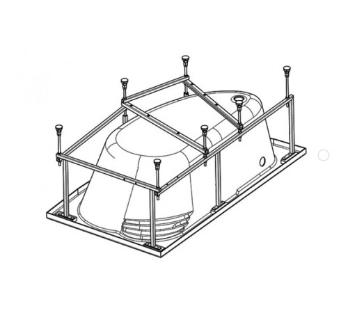 Монтажный комплект Santek Эдера 170х100 см 1.WH50.1.666