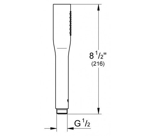 Ручной душ GROHE Euphoria Cosmopolitan 50 хром 27400000