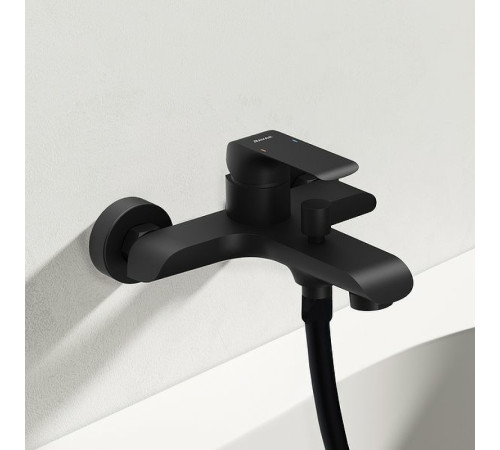 Смеситель для ванны Ravak Flat FL 022.20/150 черный X070175