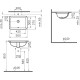 Раковина встраиваемая снизу VitrA S20 43 см 5474B003-0618