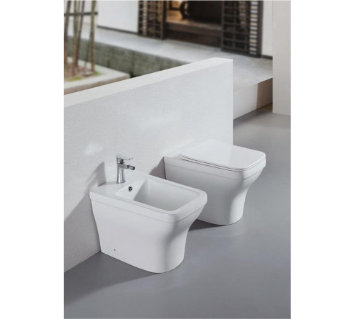 Унитаз напольный приставной безободковый Aquatek Амадео 560х365х400 мм с сиденьем микролифт AQ1964-00