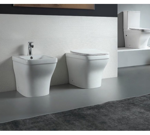 Унитаз напольный приставной безободковый Aquatek Амадео 560х365х400 мм с сиденьем микролифт AQ1964-00