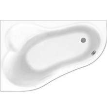 Ванна акриловая асимметричная Triton Ибица 150х100 см левосторонняя белая 1.WH11.2.034