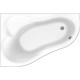 Ванна акриловая асимметричная Triton Ибица 150х100 см левосторонняя белая 1.WH11.2.034