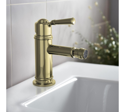 Смеситель для биде Aquanet Классик полированное золото AQ1518PG