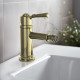 Смеситель для биде Aquanet Классик полированное золото AQ1518PG