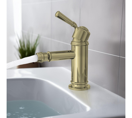 Смеситель для биде Aquanet Классик полированное золото AQ1518PG