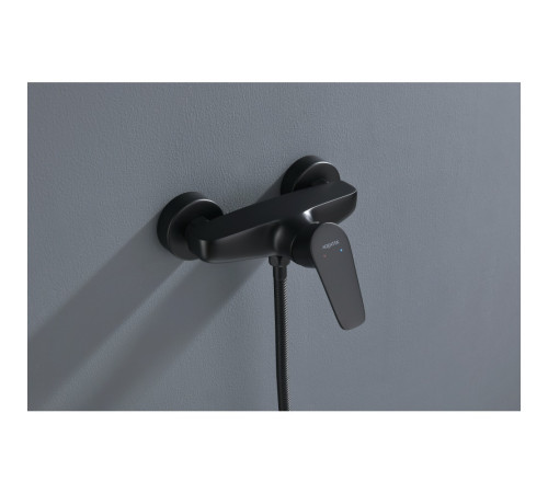 Смеситель для душа Aquanet Бетта матовый черный AQ1160MB