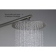 Верхний душ Aquanet AQ2073BGM круглый 250х2 мм оружейная сталь AQ2073BGM