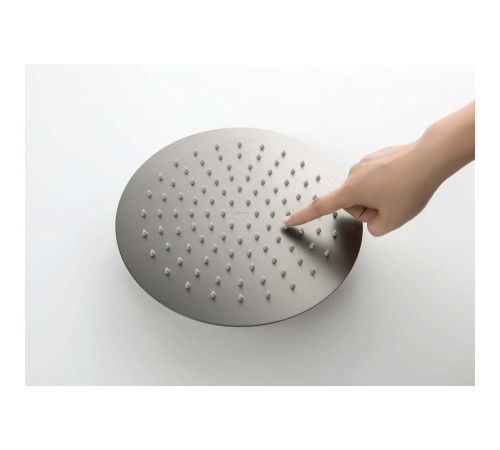 Верхний душ Aquanet AQ2073BGM круглый 250х2 мм оружейная сталь AQ2073BGM