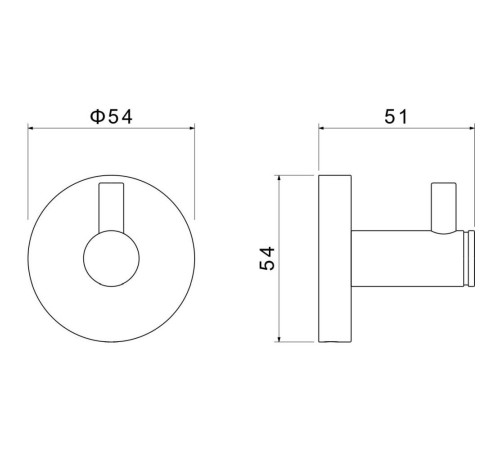 Крючок Aquanet Европа оружейная сталь AQ4101BGM