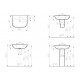Пьедестал для раковины VitrA S20 5529B003-0156
