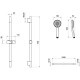 Душевой гарнитур Aquanet Бетта 3jet 65 см хром AQ2017CR