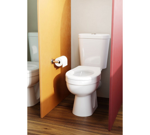 Унитаз-компакт Santek Каспер прямой выпуск сиденье полипропилен 1.WH50.1.741