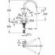 Смеситель для кухни Grohe Eurosmart Cosmopolitan с высоким изливом хром 32843002