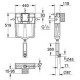 Смывной бачок скрытого монтажа GROHE GD2 с пневматическим клапаном 38661000