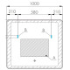 Зеркало Aquaton Соул 1000x700 мм 1A252802SU010