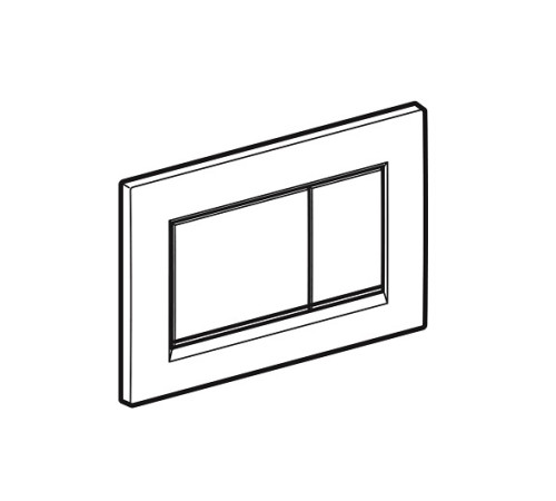 Клавиша смыва Geberit Sigma30 двойной смыв белый матовый 115.883.JT.1