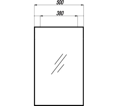 Зеркало Aquaton Рико 50 1A216302RI010