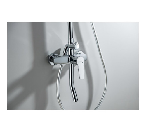 Душевая система Aquanet Лугано AQ2740CR со смесителем для ванны 255 мм хром AQ2740CR