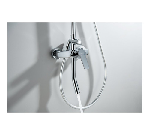 Душевая система Aquanet Лугано AQ2740CR со смесителем для ванны 255 мм хром AQ2740CR