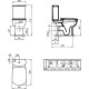 Унитаз напольный Ideal Standard Esedra под бачок T283401