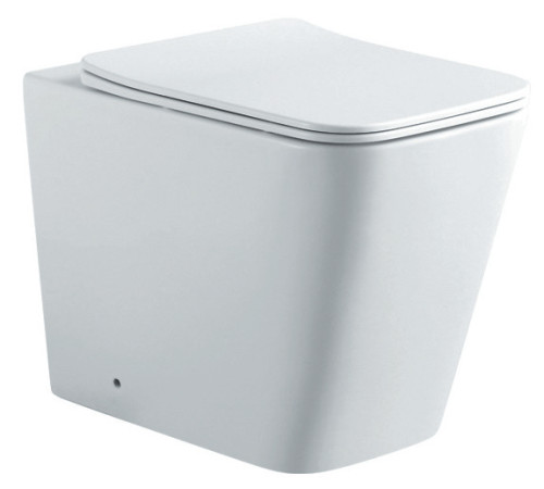 Унитаз напольный приставной безободковый Aquatek Либра New 540х355х410 мм с сиденьем микролифт AQ1908N-00