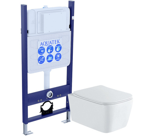 Комплект инсталляция с унитазом Aquatek Либра New (INS-0000012, AQ0530N-00) ЛИБРА N