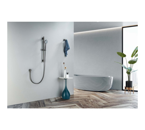 Душевой гарнитур Aquanet Бетта 3jet 65 см оружейная сталь AQ2017BGM