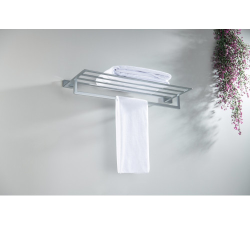 Полка для полотенец Aquatek Libra хром AQ4315CR