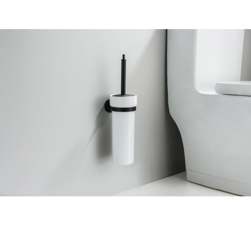 Ершик для унитаза Aquatek БЕТТА матовый черный AQ4610MB