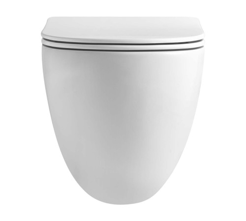 Унитаз подвесной Aquatek Гелиос Tornado 505х360х370 мм с сиденьем дюропласт AQ1993T-00