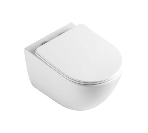 Унитаз подвесной Aquatek Гелиос Tornado 505х360х370 мм с сиденьем дюропласт AQ1993T-00