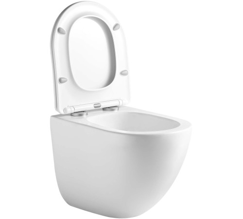 Унитаз подвесной Aquatek Гелиос Tornado 505х360х370 мм с сиденьем дюропласт AQ1993T-00