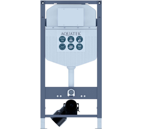 Комплект инсталляция с унитазом Aquatek Либерти (INS-0000023, KKI-0000002, KDI-0000016, AQ1999T-00) ЛИБЕРТИ-016 INS-23