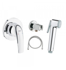 Готовый комплект для гигиенического душа GROHE BauCurve со встраиваемым смесителем хром 129185