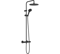 Душевая система hansgrohe Vernis Blend Showerpipe 240 EcoSmart с термостатом черный матовый 26428670