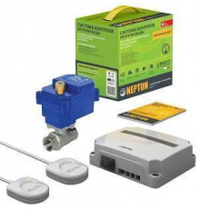 Система контроля протечек воды Neptun Base Light 1 (модуль Base, 2 датчика SW005, 1 кран Bugatti Pro 220В) 100037092800