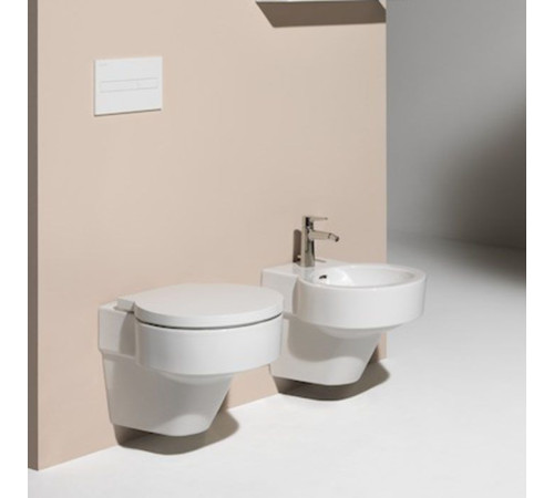 Биде подвесное Laufen VAL 53x39 см с 1 отверстием под смеситель белый 8.3028.1.000.302.1