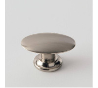 Ручка-кнопка мебельная EBAN Ovale хром матовый FAC11PO