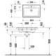 Раковина накладная Duravit D-Neo 65х48 см с переливом 1 отверстие 2367650000