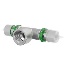 Тройник пресс Comap SkinPress латунный 26х3/4х26 ВР 7130GW263426