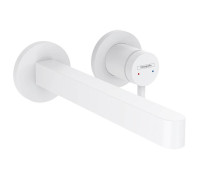 Смеситель для раковины Hansgrohe Finoris встраиваемый излив 22.8 см белый матовый 76050700