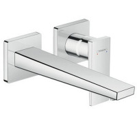 Смеситель для раковины Hansgrohe Metropol настенный внешняя часть излив 225 мм хром 32526000