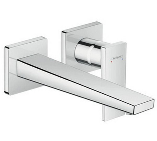 Смеситель для раковины Hansgrohe Metropol настенный внешняя часть излив 225 мм хром 32526000