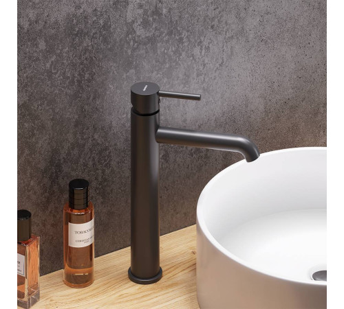 Смеситель для раковины Damixa Scandinavian Pure высокий черный 360250300