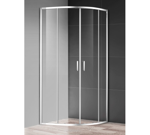 Душевой уголок AquaMe AQM3801F-8 800x800x1950 мм хром AQM3801F-8