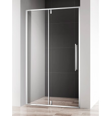 Душевая дверь в нишу Aquanet 900х1950 мм стекло 6 мм профиль хром AQM7108-9