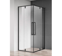 Душевой уголок Aquanet 800х800х1950 мм стекло 6 мм черный профиль AQM7102-2-8